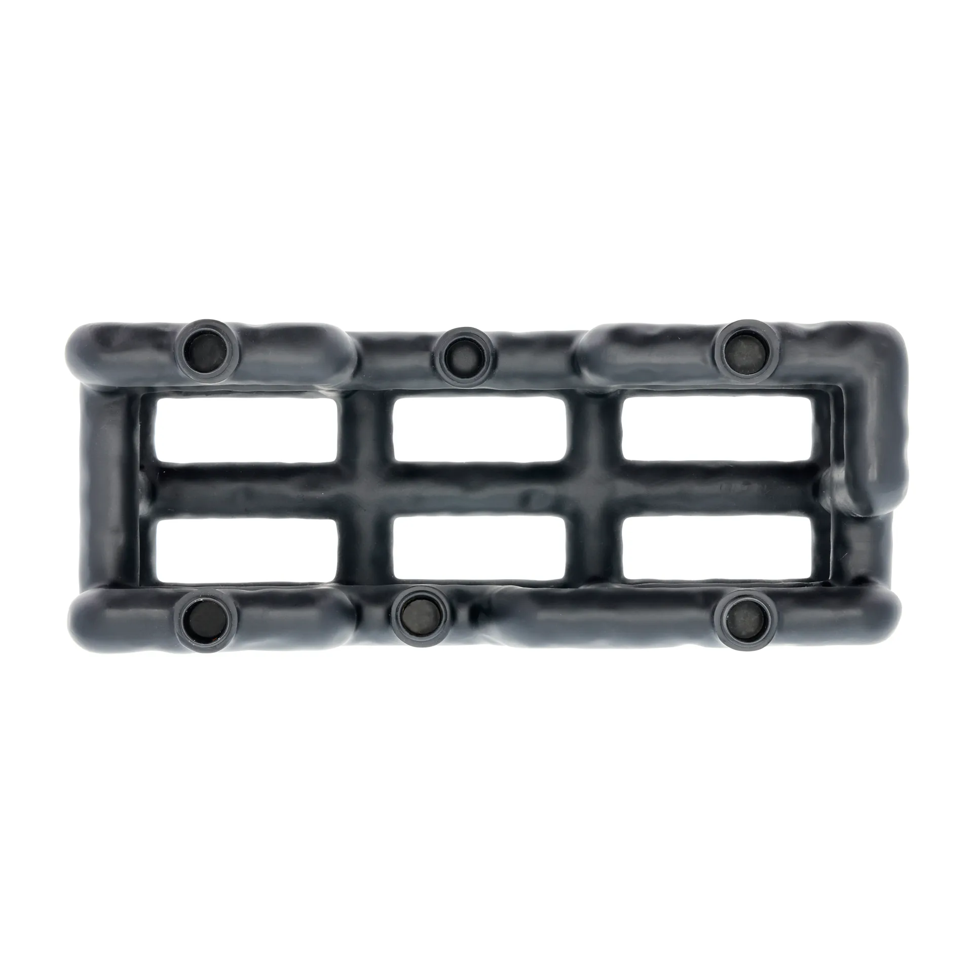 Portacandele da 6 Lyst, Nero Villa Collection