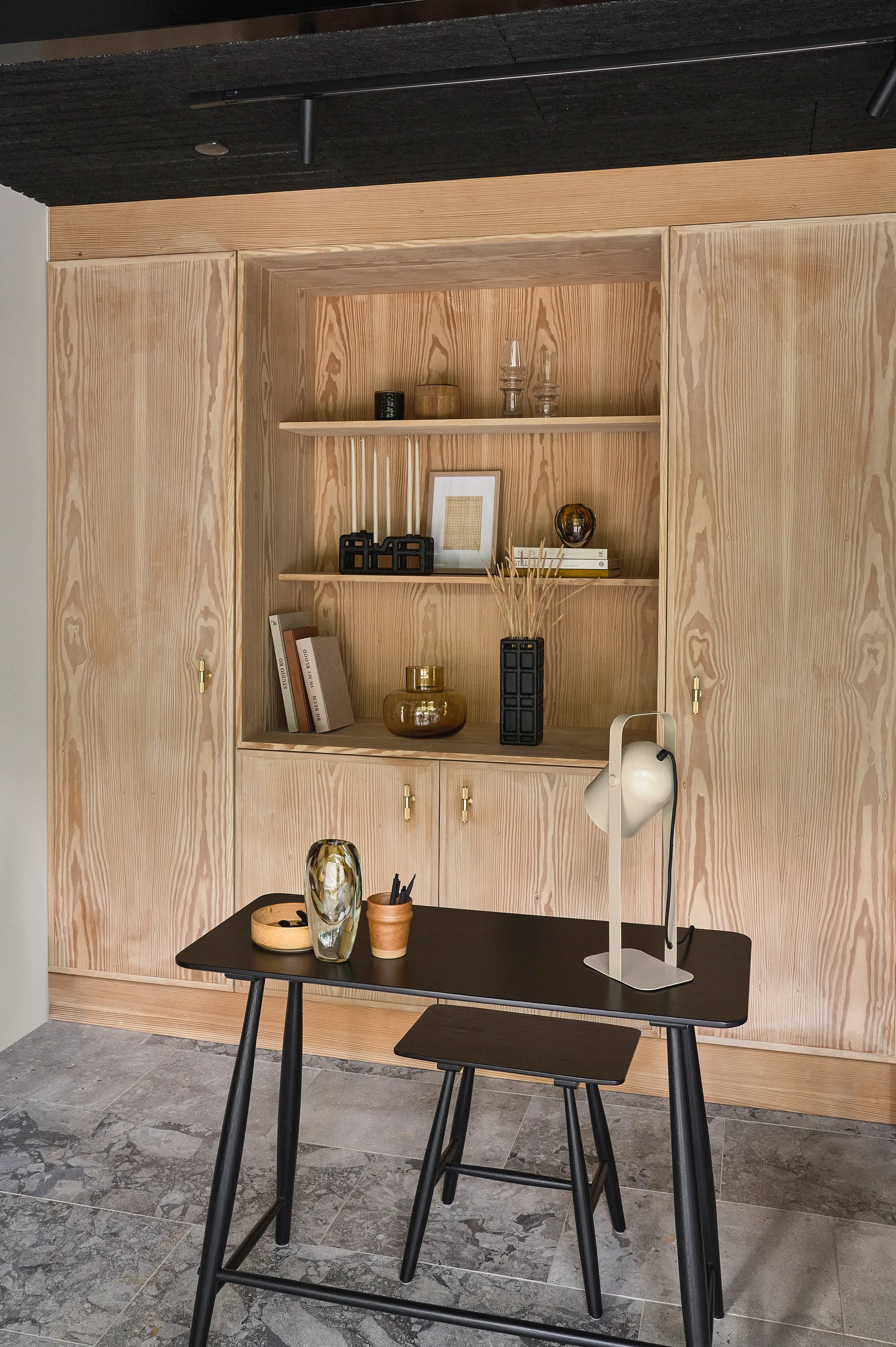 Portacandele da 6 Lyst, Nero Villa Collection