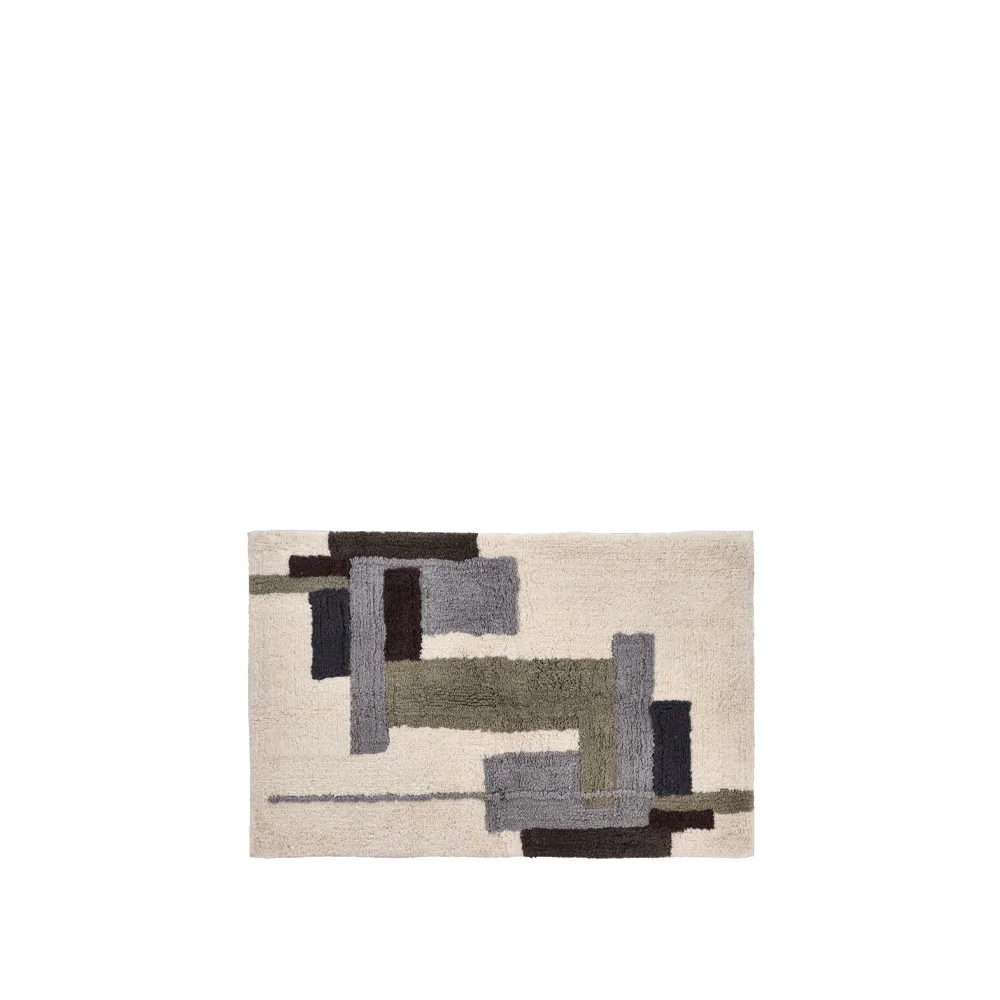 Tappeto Laerk, grigio/bianco sporco, 70x110 cm Villa Collection