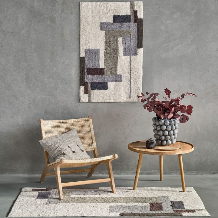Tappeto Laerk, grigio/bianco sporco, 70x110 cm Villa Collection