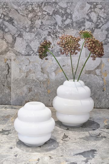 Vaso Bubble, Ø 20 cm - Bianco - Villa Collection