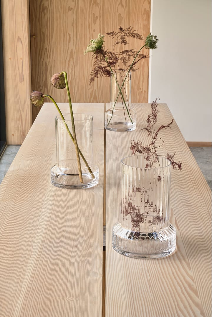 Vaso in vetro Hvils Ø 19 cm - Clear - Villa Collection