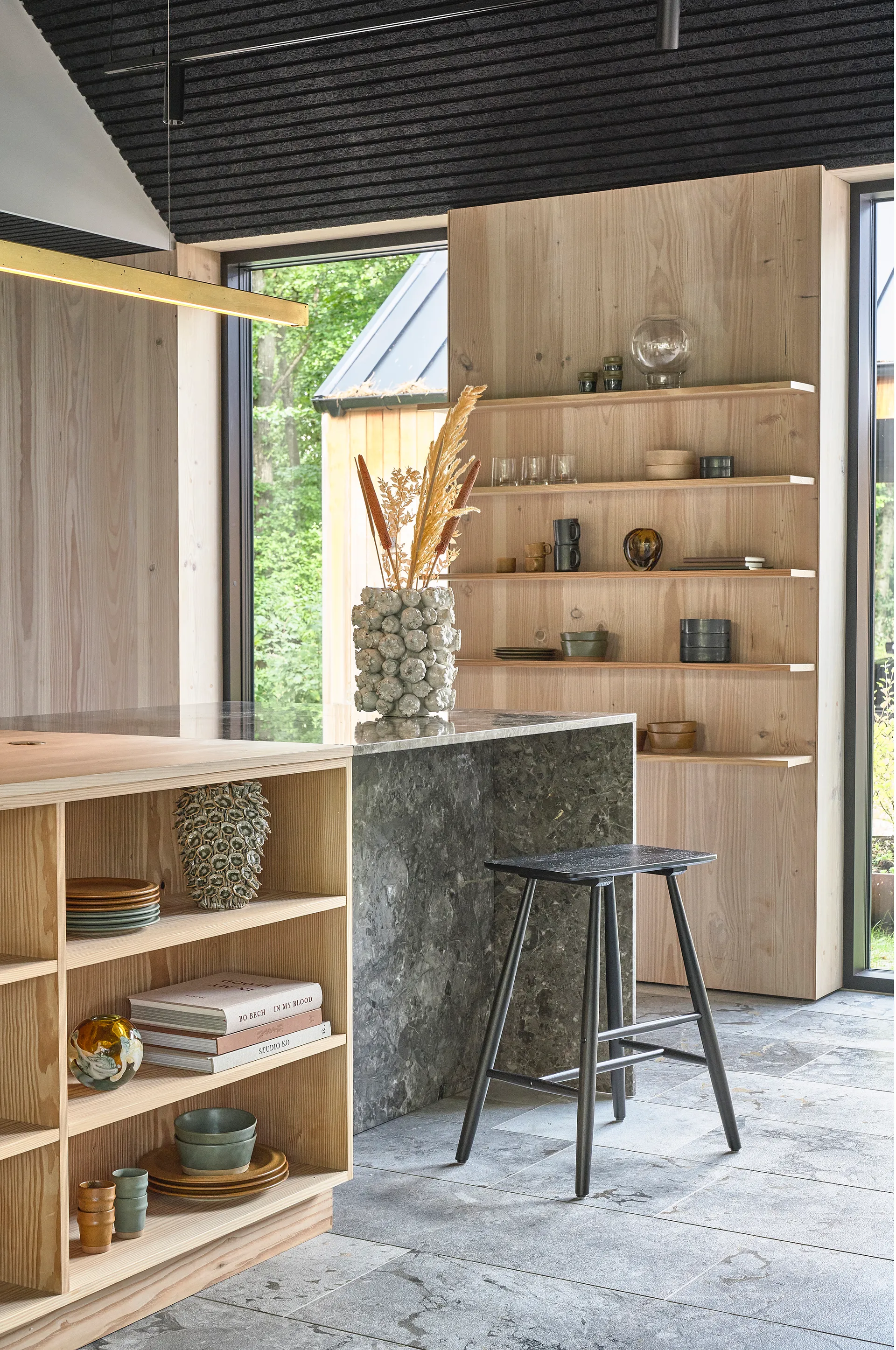 Vaso Otea Ø 11x10,5 cm, Blu Villa Collection