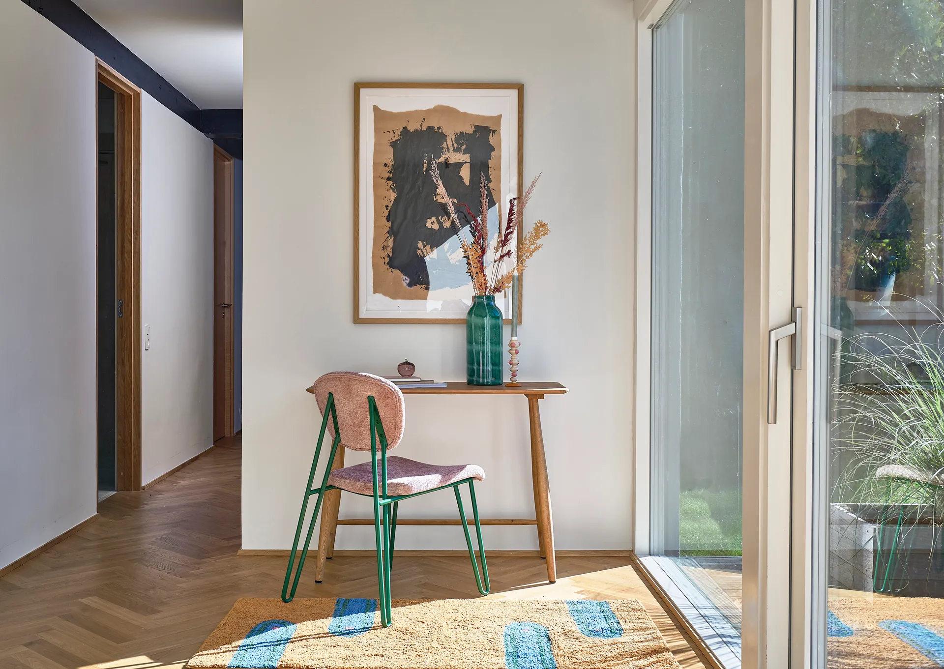 Vaso Styles Ø 14,5x36 cm, Verde Villa Collection