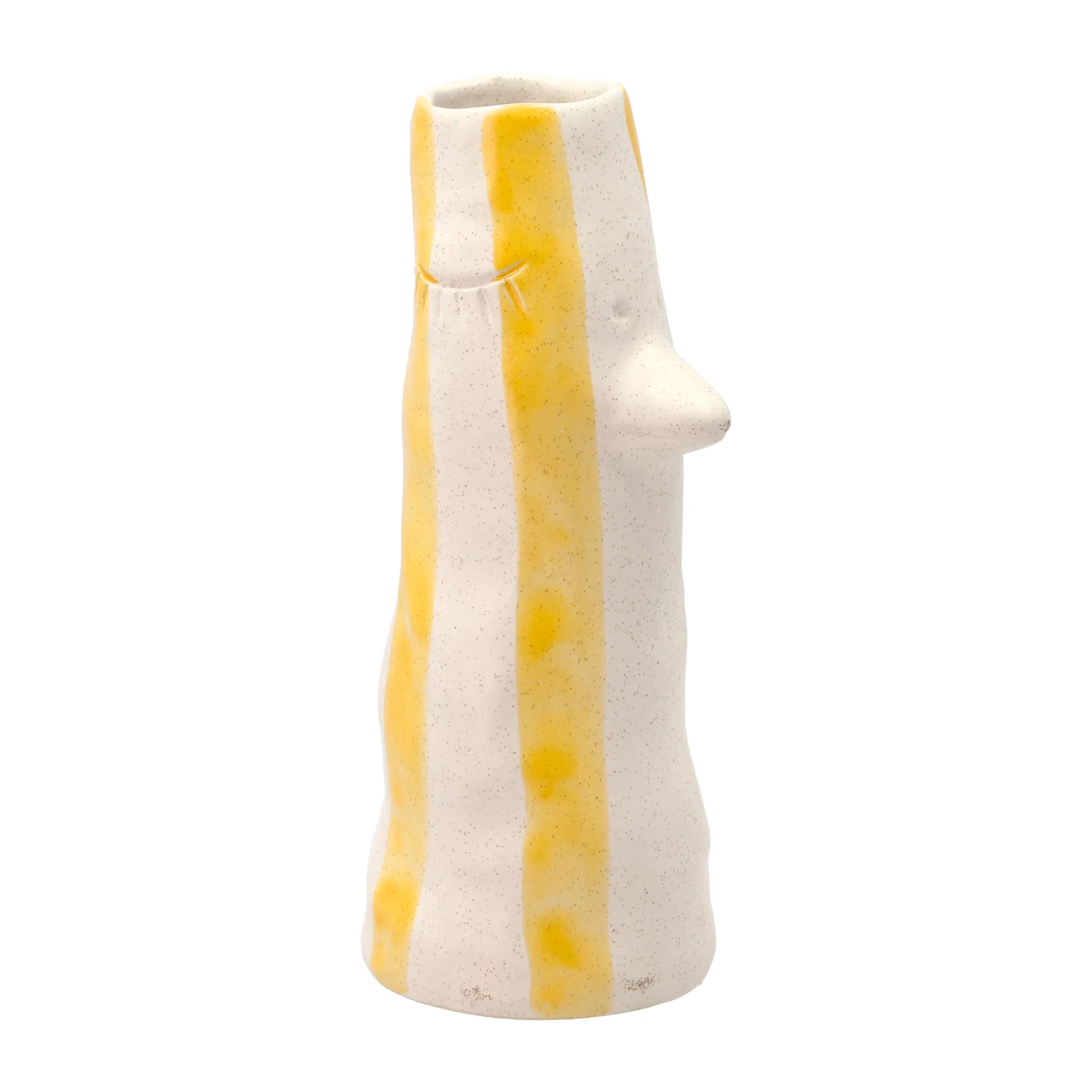 Vaso Styles con becco e ciglia 26 cm, Giallo Villa Collection