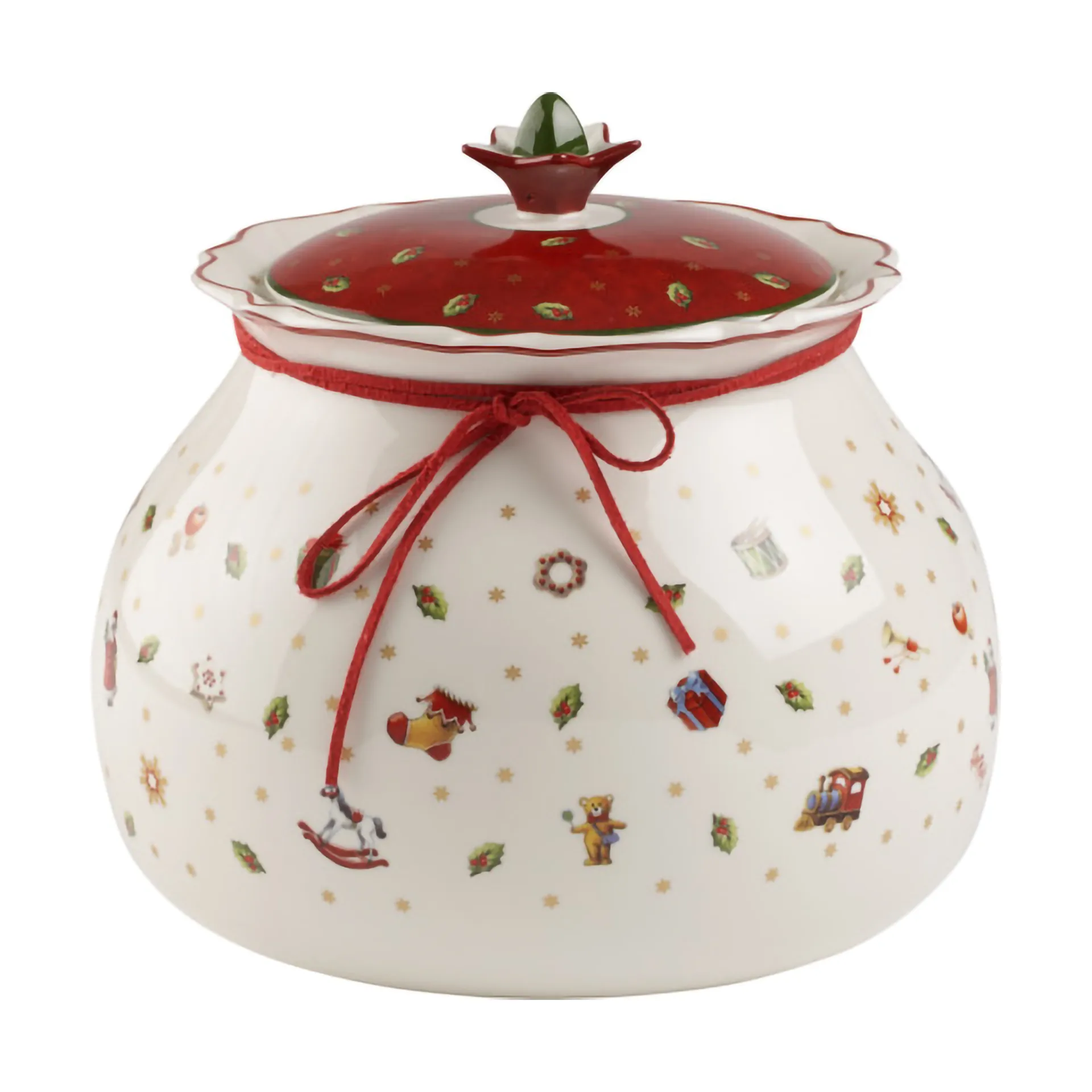 Barattolo con coperchio Toy’s Delight L 3,2 L, Bianco-rosso Villeroy & Boch