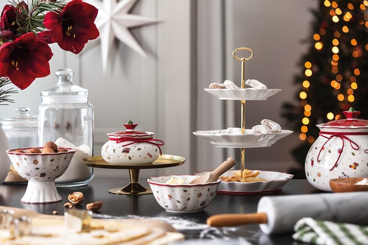Barattolo con coperchio Toy’s Delight L 3,2 L, Bianco-rosso Villeroy & Boch