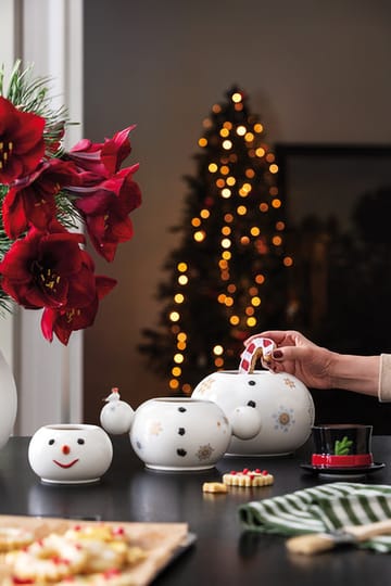 Barattolo pupazzo di neve Christmas Toy's Memory 4 pezzi - Bianco - Villeroy & Boch