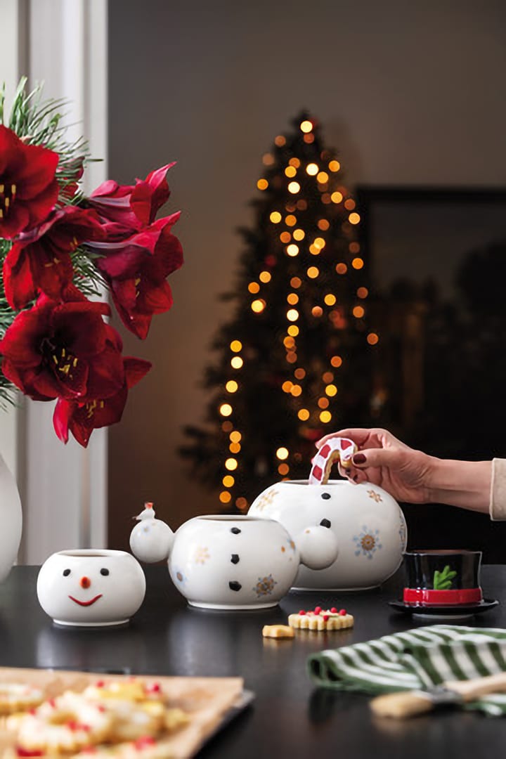 Barattolo pupazzo di neve Christmas Toy's Memory 4 pezzi, Bianco Villeroy & Boch