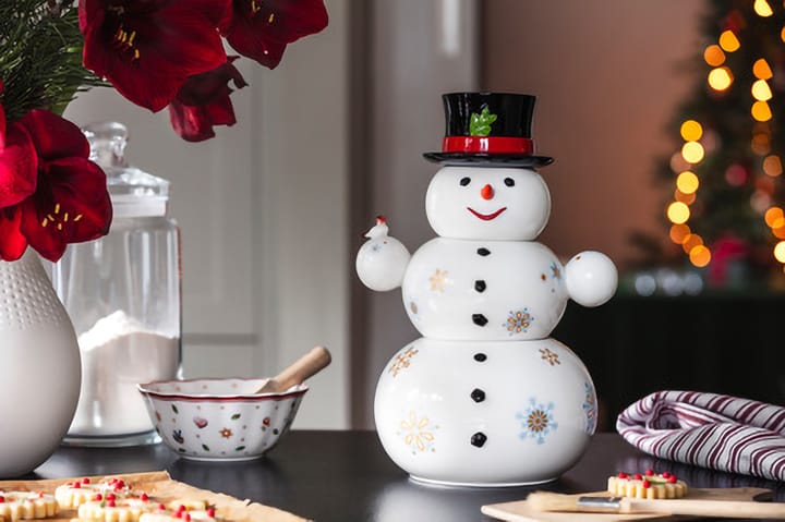 Barattolo pupazzo di neve Christmas Toy's Memory 4 pezzi, Bianco Villeroy & Boch
