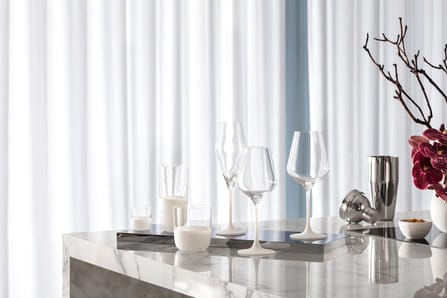 Bicchiere da vino bianco Manufacture Rock 38 cl confezione da 4, Bianco-trasparente Villeroy & Boch