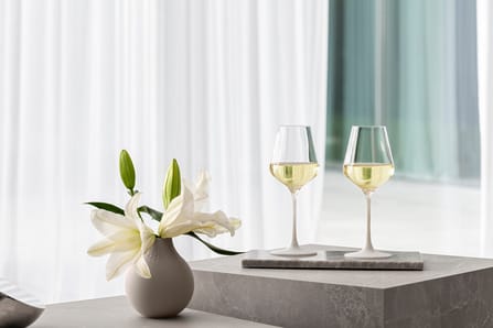 Bicchiere da vino bianco Manufacture Rock 38 cl confezione da 4, Bianco-trasparente Villeroy & Boch