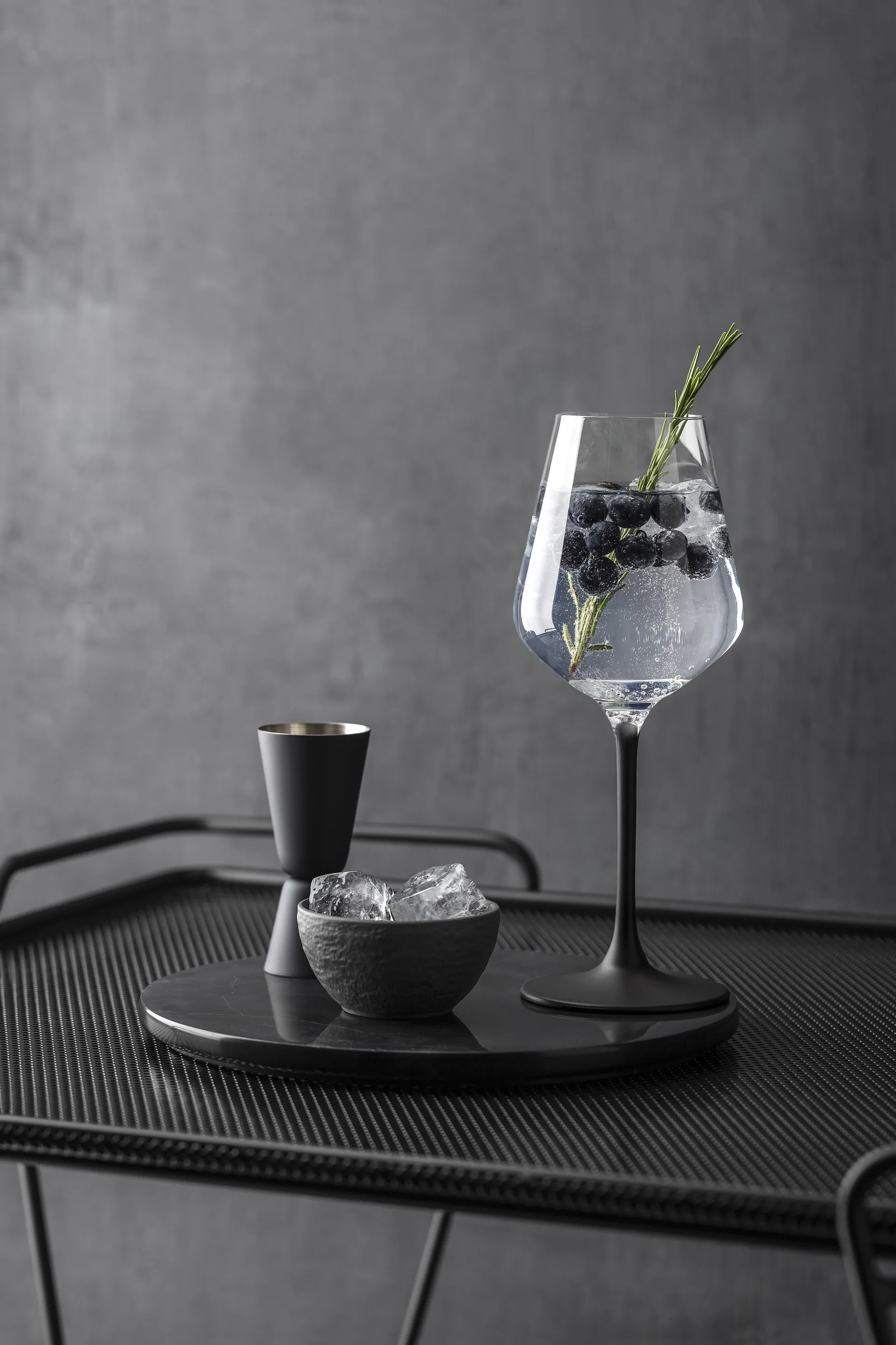 Bicchiere da vino bianco Manufacture Rock 38 cl confezione da 4, Trasparente-nero Villeroy & Boch