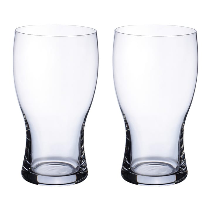 Bicchieri da pinta di birra Purismo confezione da 2 - Trasparente - Villeroy & Boch