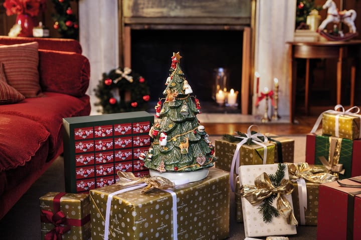 Calendario dell'Avvento con albero di Natale Christmas Toys Memory - Verde, rosso - Villeroy & Boch