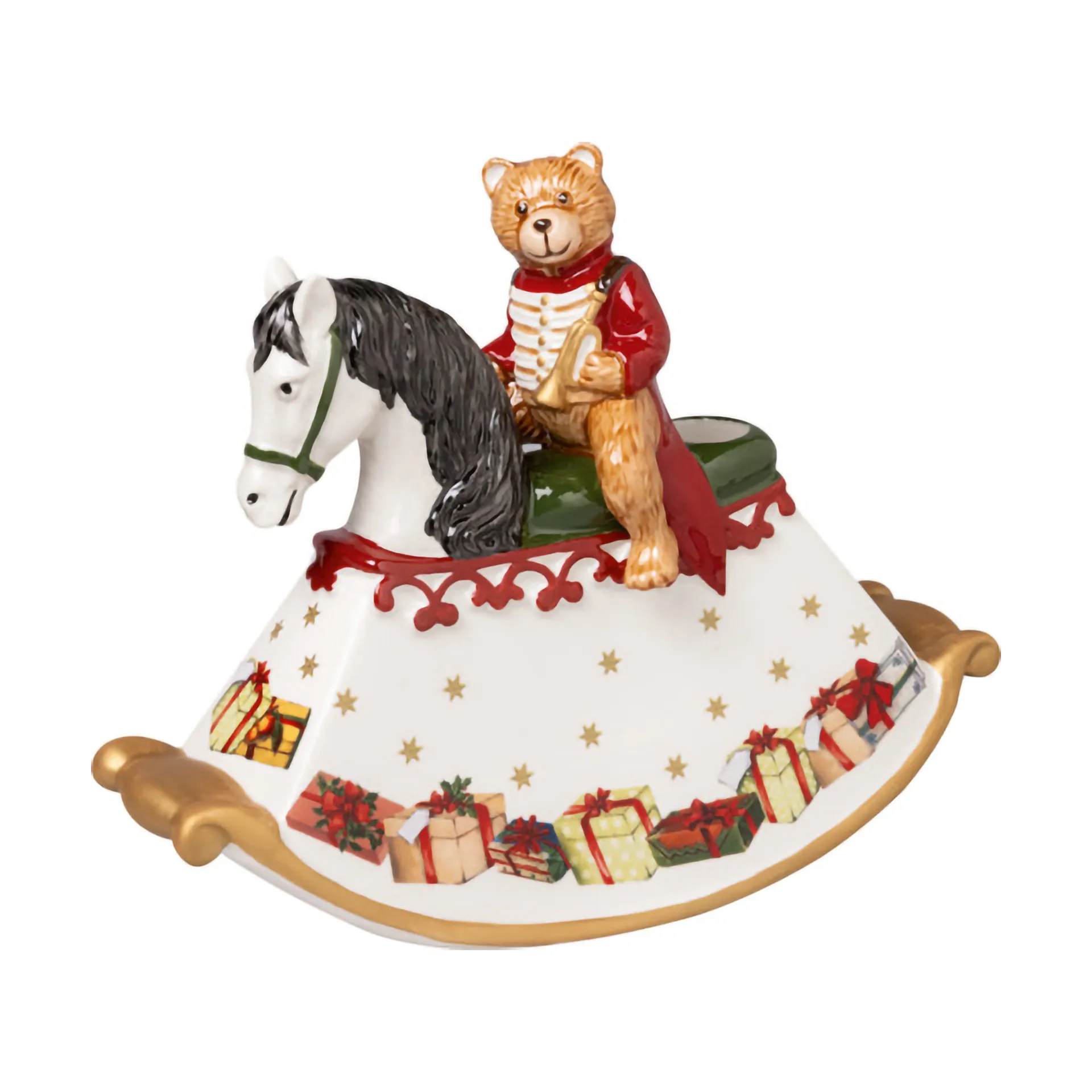 Cavallo a dondolo Christmas Toys, Bianco Villeroy & Boch