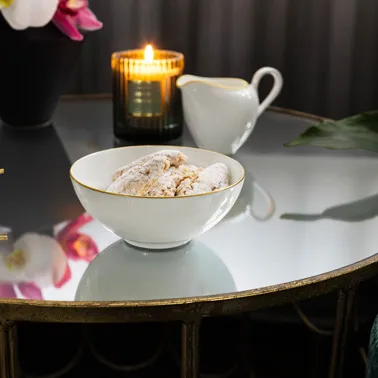 Ciotola Anmut Gold Ø 13 cm, Bianco Villeroy & Boch