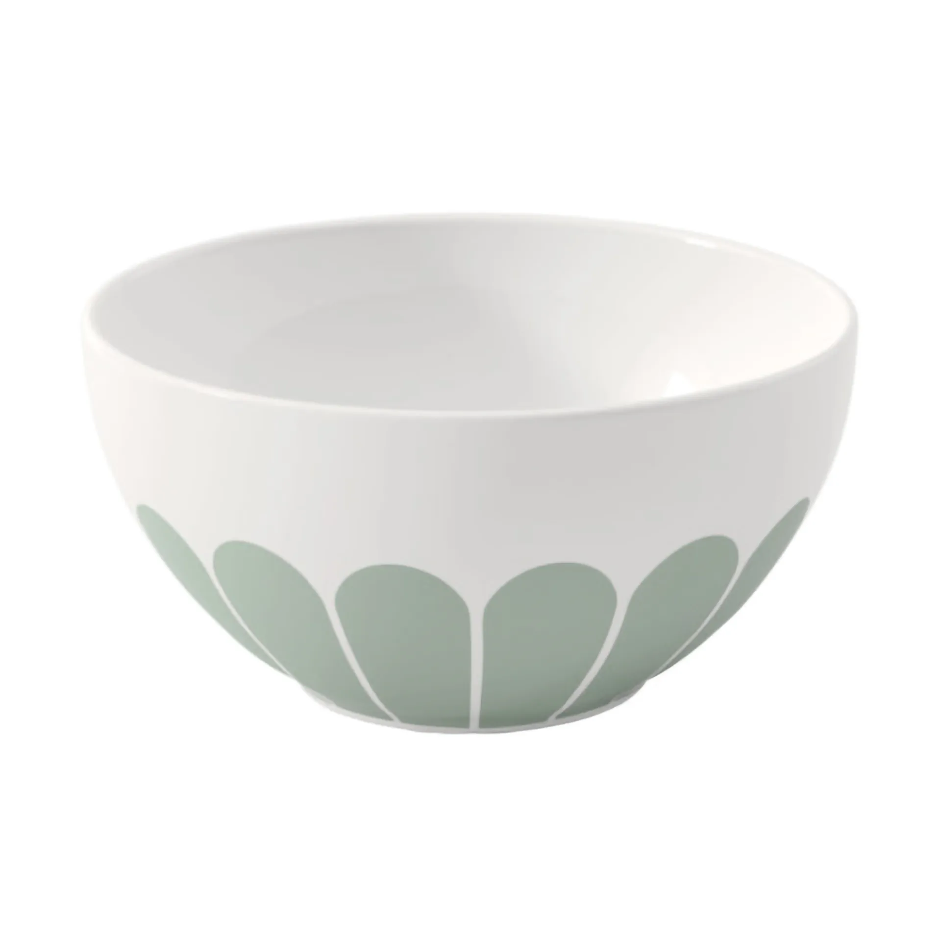 Ciotola per colazione Fleur 43 cl, Bianco-verde Villeroy & Boch