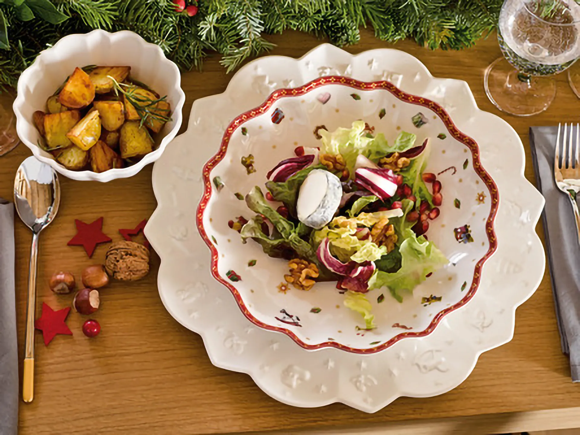 Ciotola Toy's Delight S Ø16,5 cm, Bianco-rosso Villeroy & Boch