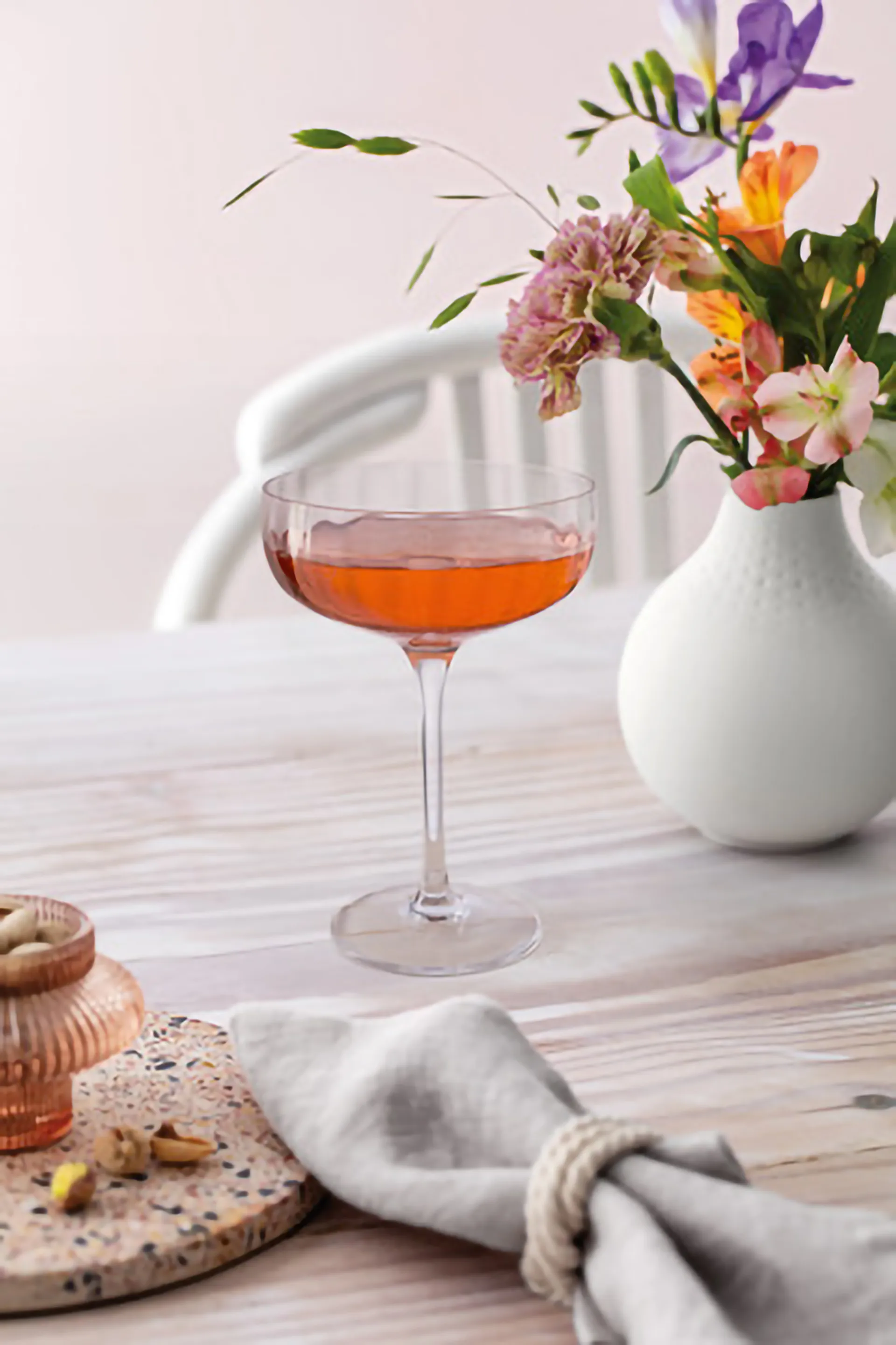 Coppa da champagne Rose Garden 12 cl confezione da 4, Trasparente Villeroy & Boch