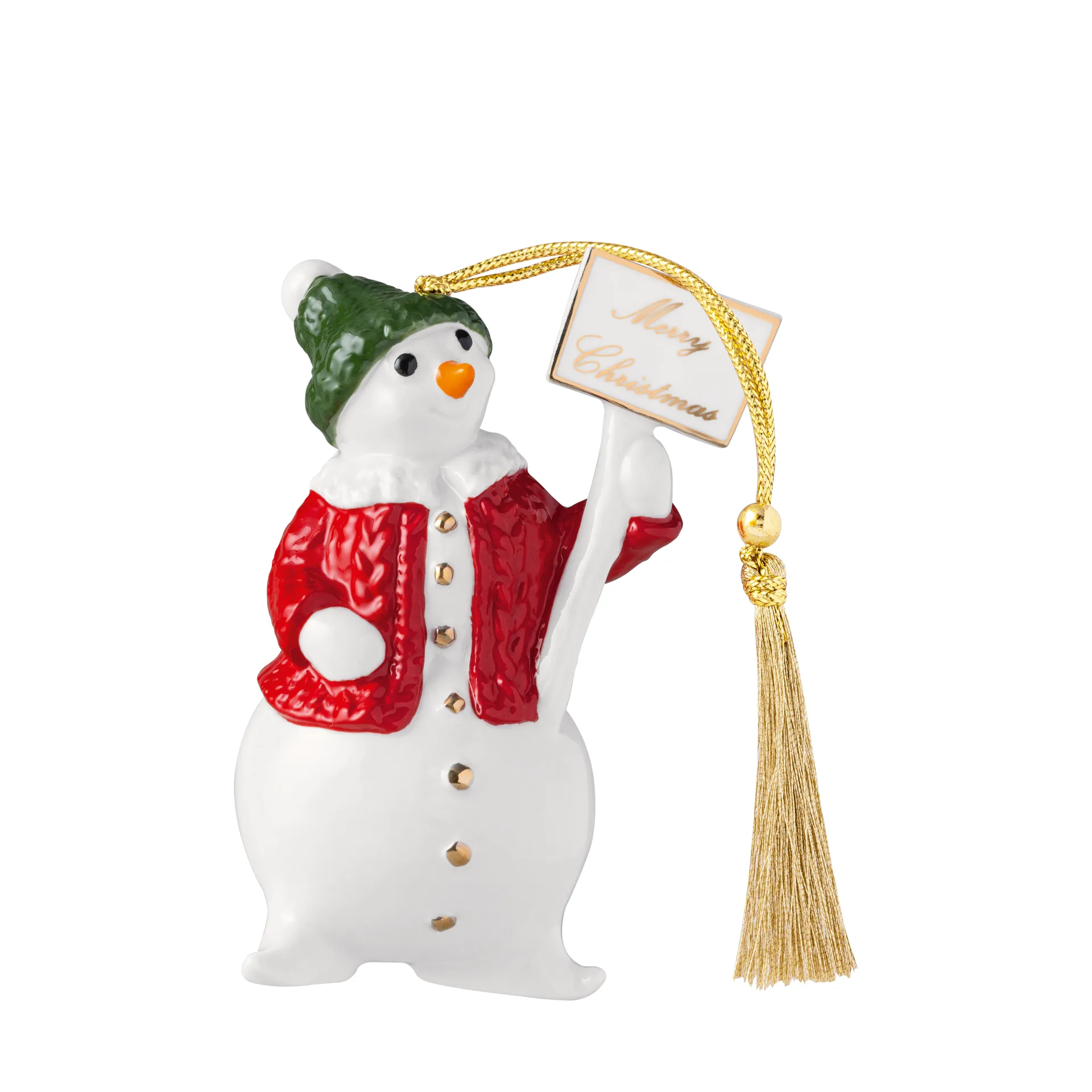 Decorazione natalizia Christmas Classics pupazzo di neve, Bianco Villeroy & Boch