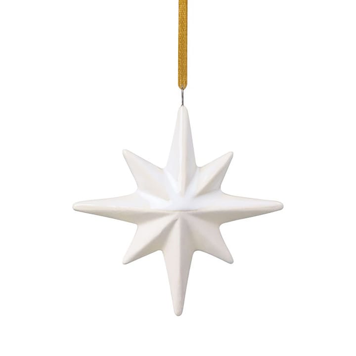 Decorazione per albero di Natale a forma di stella, Winter Glow, Bianco, beige Villeroy & Boch