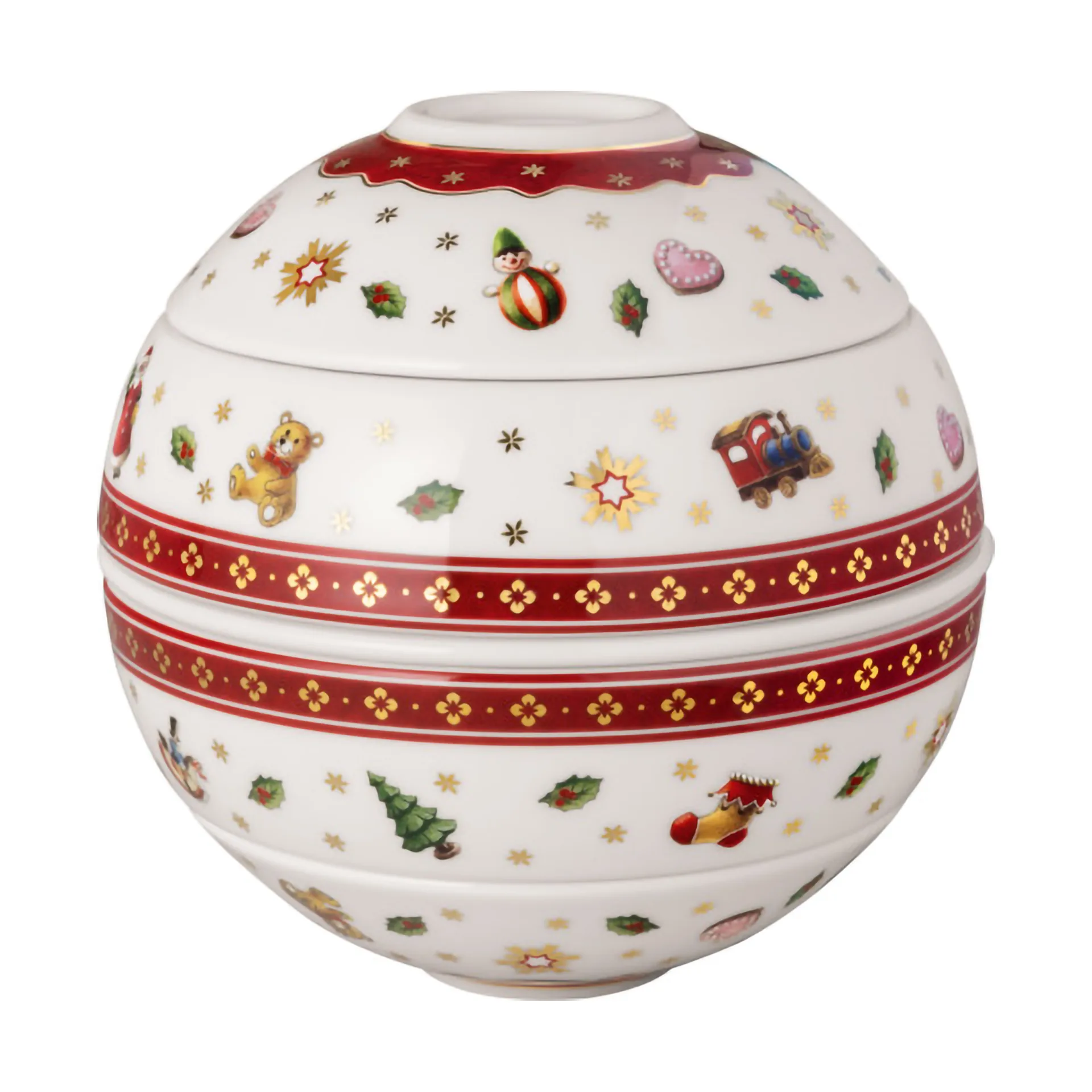 La petite Boule Toy´s Delight 5 pezzi, Bianco-rosso Villeroy & Boch