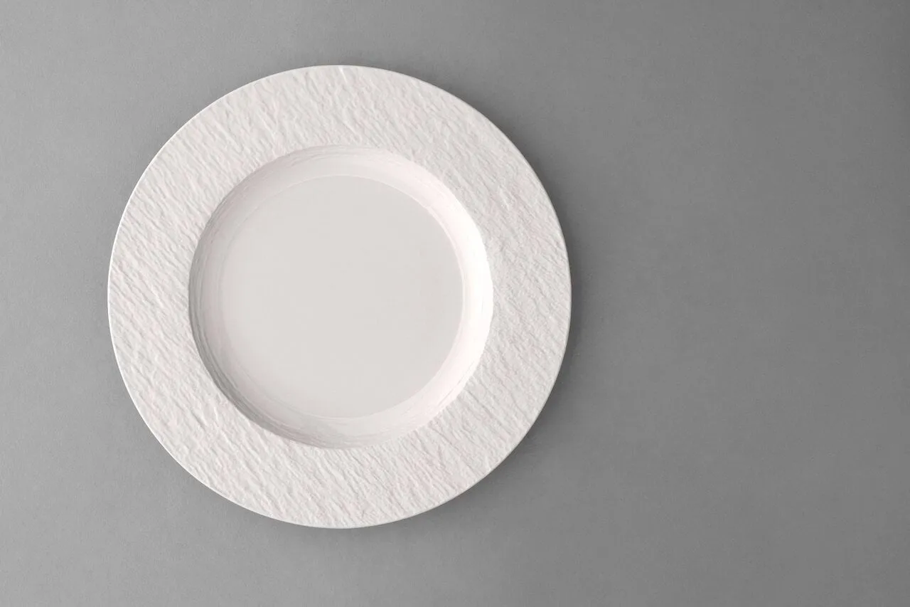 Manufacture Ice piatto, Bianco, Ø27,1 cm Villeroy & Boch