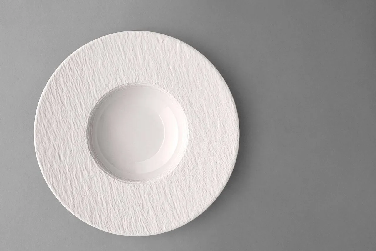 Manufacture Ice piatto fondo per pasta, Bianco, Ø28 cm Villeroy & Boch
