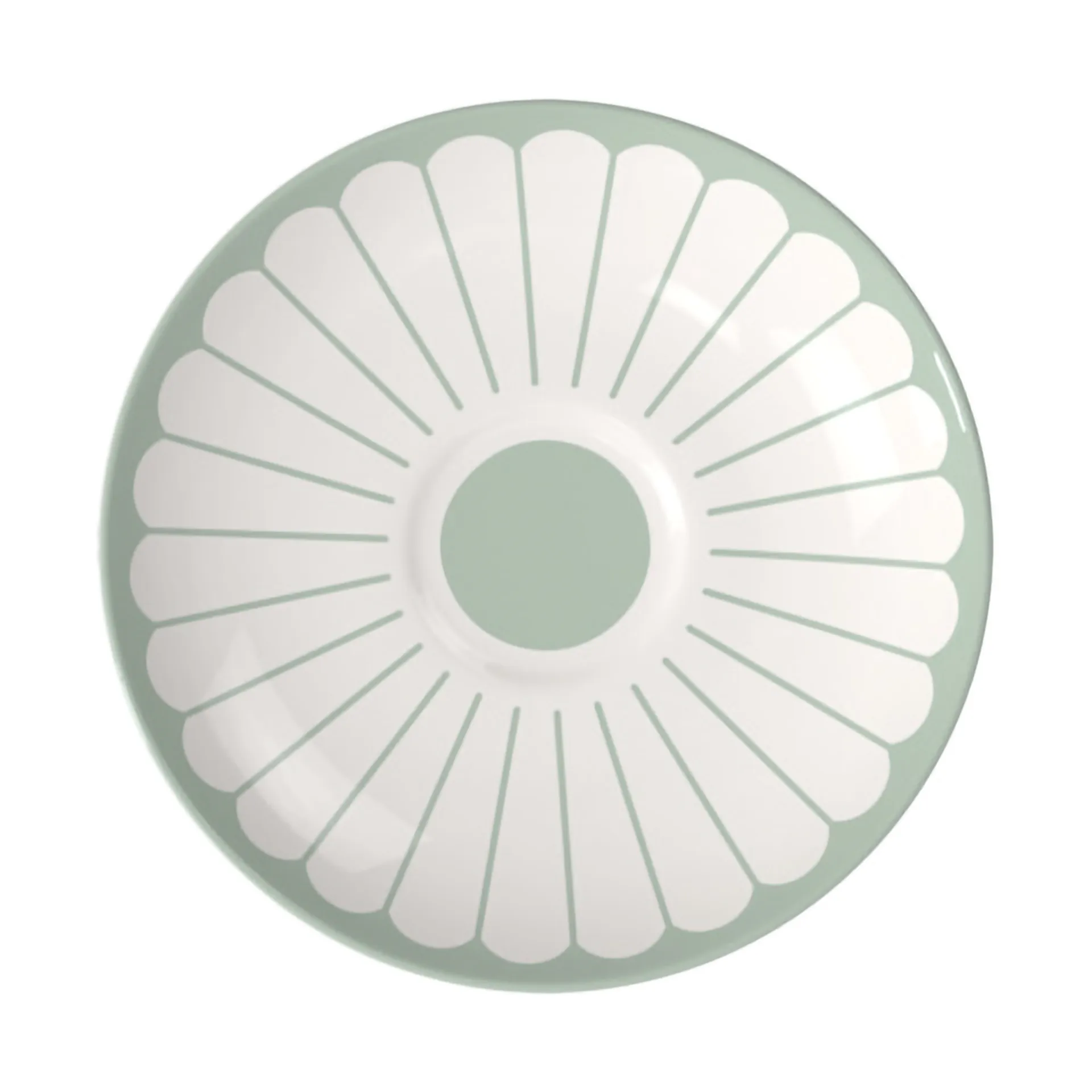 Piattino per tazzina da caffè Fleur Ø14,8 cm, Bianco-verde Villeroy & Boch