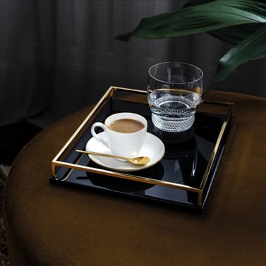 Piattino per tazzina da espresso Anmut Gold - Bianco - Villeroy & Boch