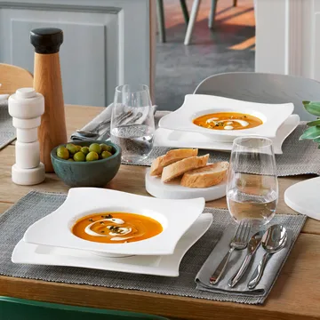 Piatto da portata NewWave 34x34 cm - Bianco - Villeroy & Boch