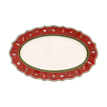 Piatto da portata Toy's Delight M 23,5x38 cm - Bianco-rosso - Villeroy & Boch