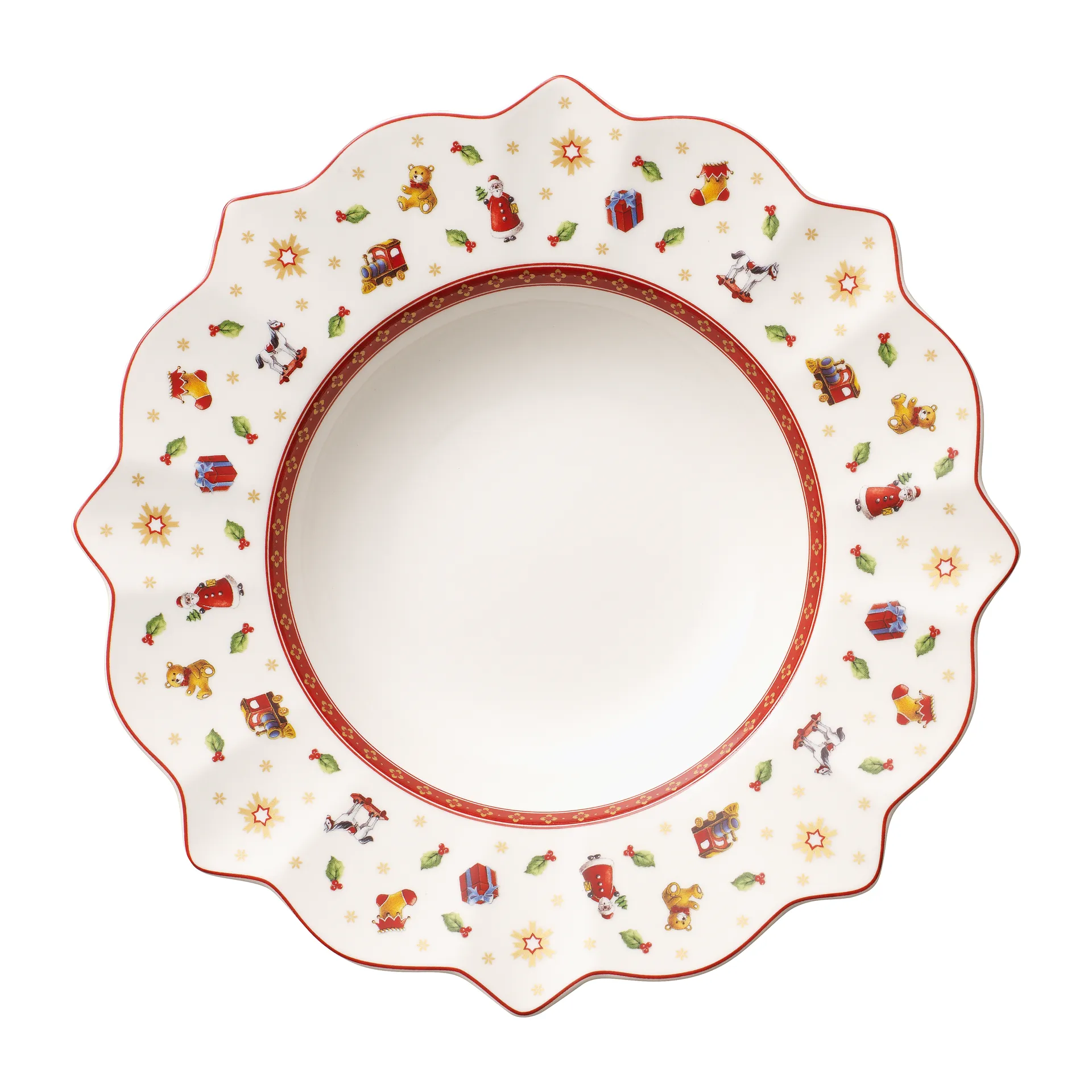 Piatto fondo Toy's Delight Ø 26 cm, Bianco-rosso Villeroy & Boch