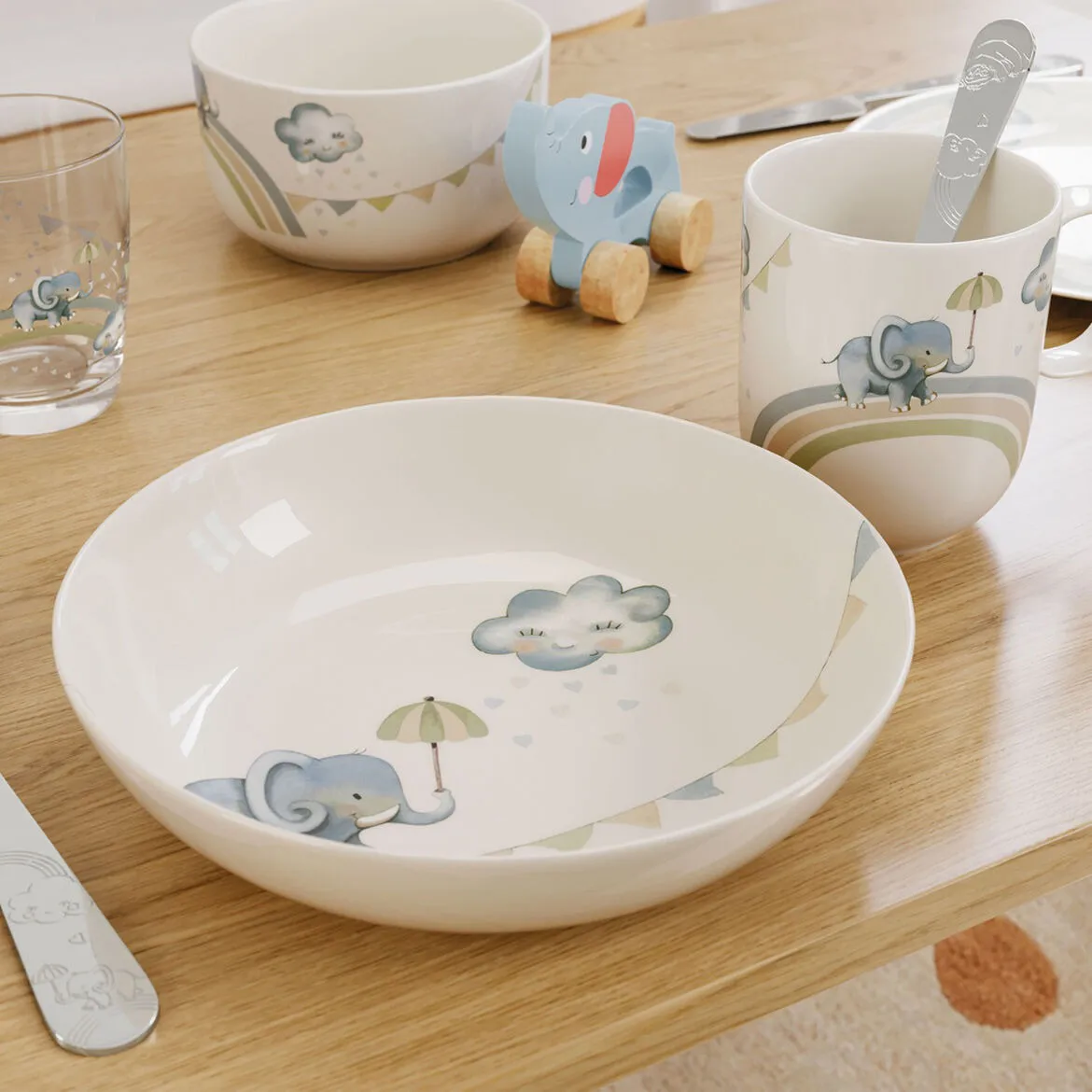 Piatto fondo Walk like an Elephant Ø19 cm, Multi Villeroy & Boch