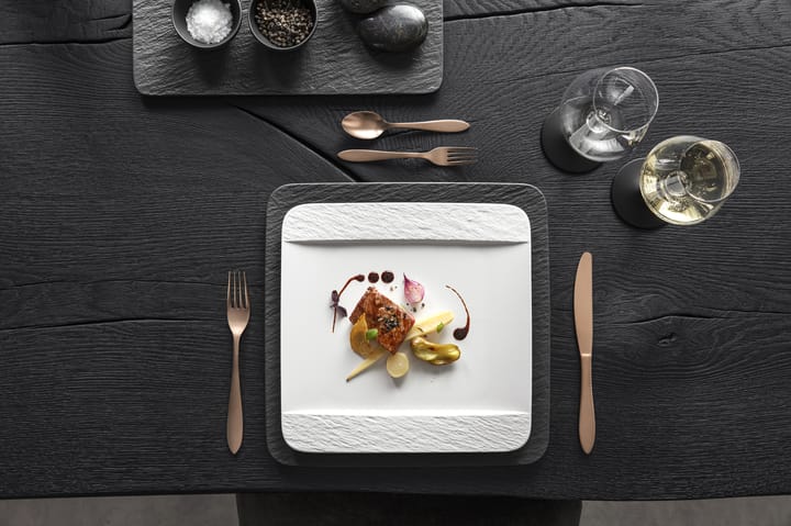 Piatto Manufacture Rock 28x28 cm, Blanc Villeroy & Boch