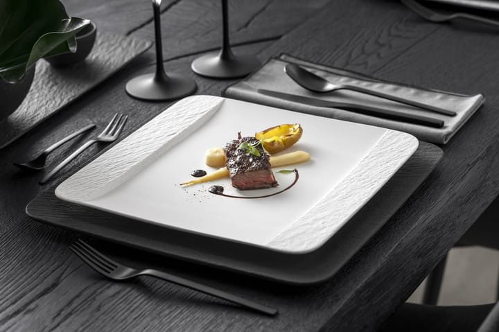 Piatto Manufacture Rock 28x28 cm, Blanc Villeroy & Boch