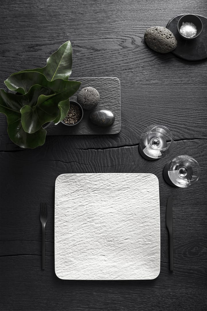 Piatto Manufacture Rock 32x32 cm, Blanc Villeroy & Boch