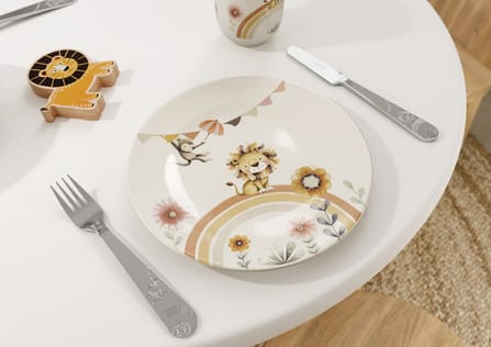 Piatto per bambini Roar like a Lion Ø21,5 cm, Multicolore Villeroy & Boch