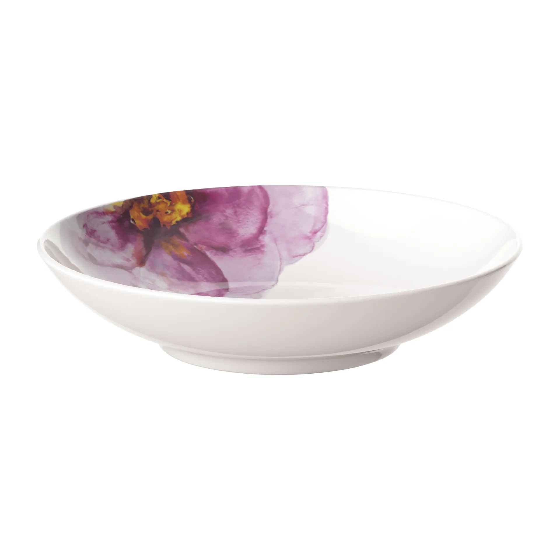 Piatto per la pasta Rose Garden Ø24 cm, Bianco-rosso Villeroy & Boch