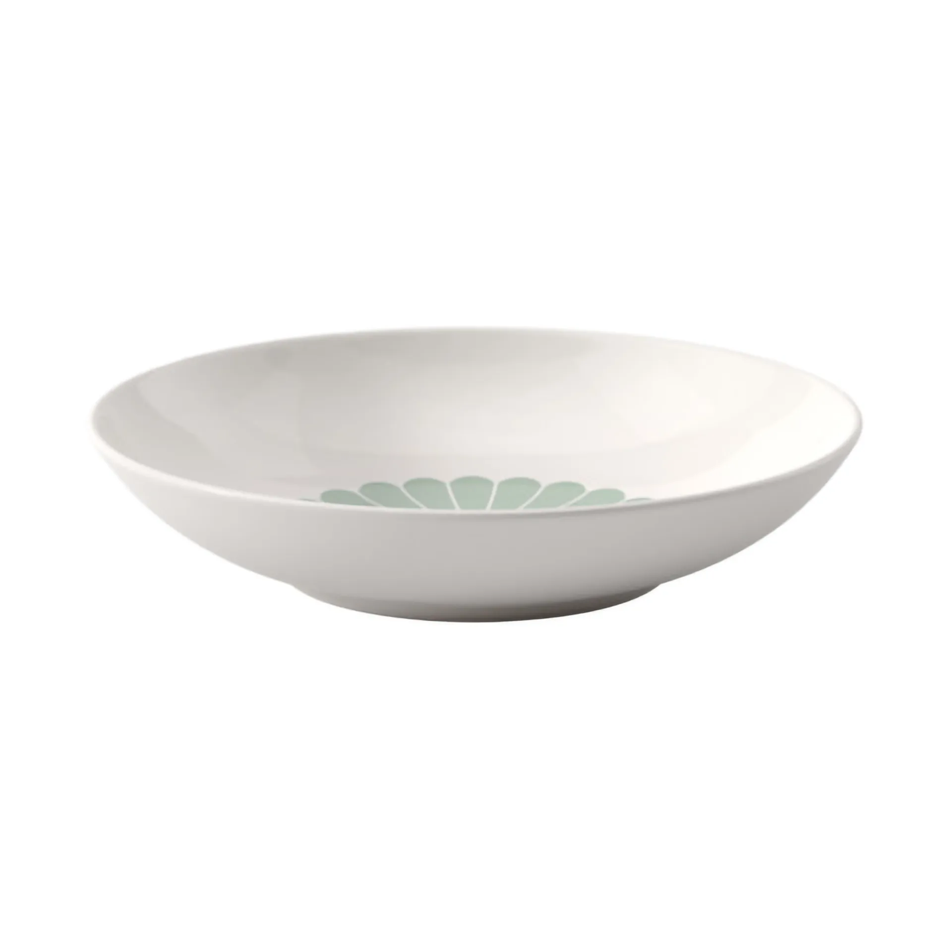 Piatto per pasta Fleur Ø24 cm, Bianco-verde Villeroy & Boch