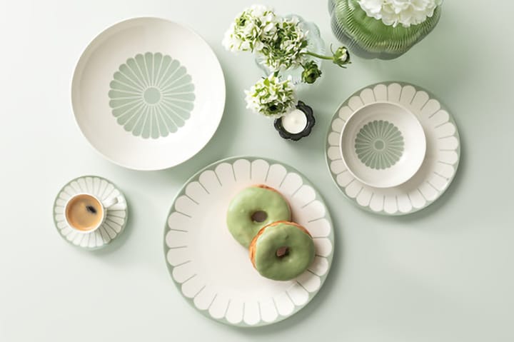 Piatto per pasta Fleur Ø24 cm, Bianco-verde Villeroy & Boch
