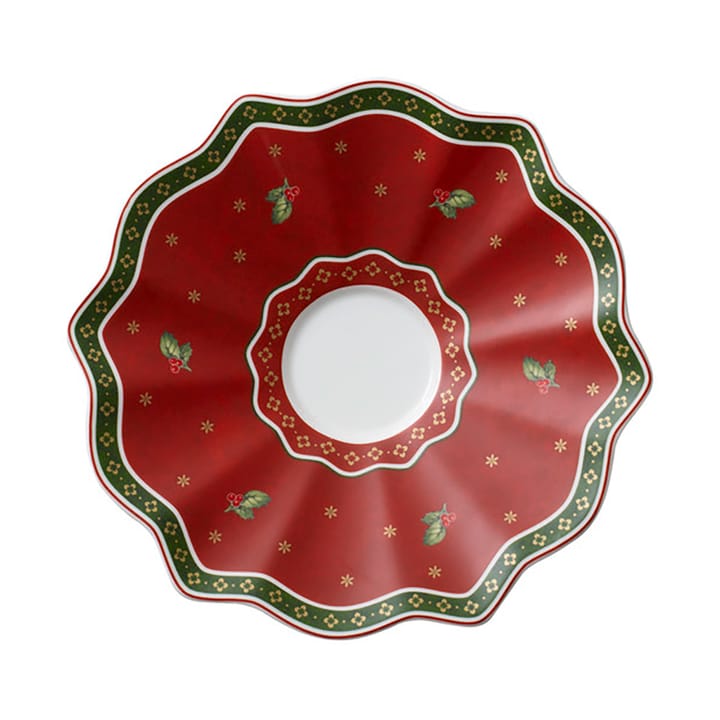 Piatto per tazza Toy's Delight, Ø 19 cm - Bianco, rosso - Villeroy & Boch