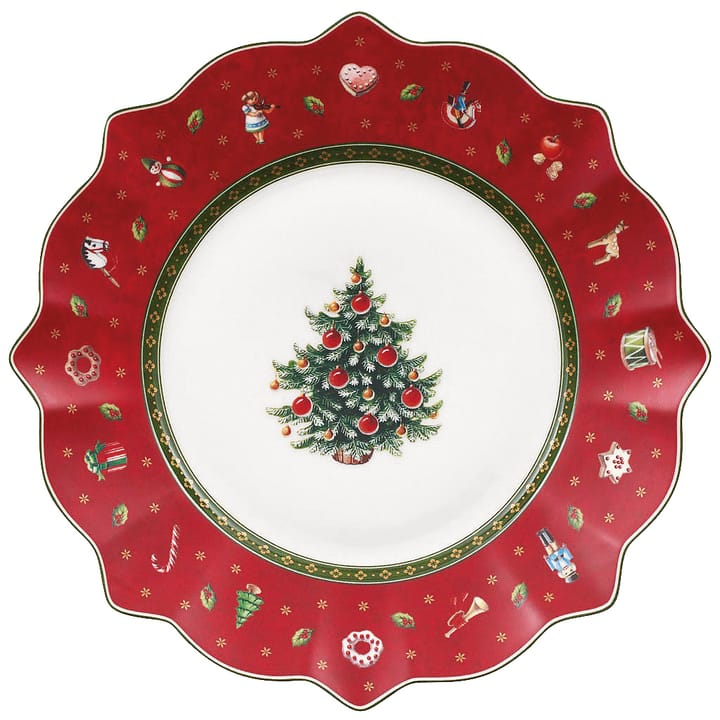 Piatto Toy's Delight Ø24,4 cm - Bianco-rosso - Villeroy & Boch