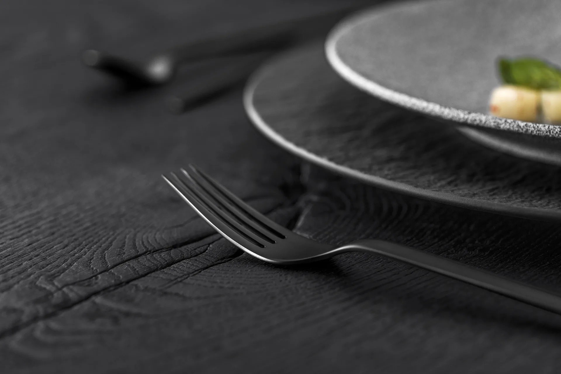 Posate Manufacture Rock 20 pezzi, Nero Villeroy & Boch