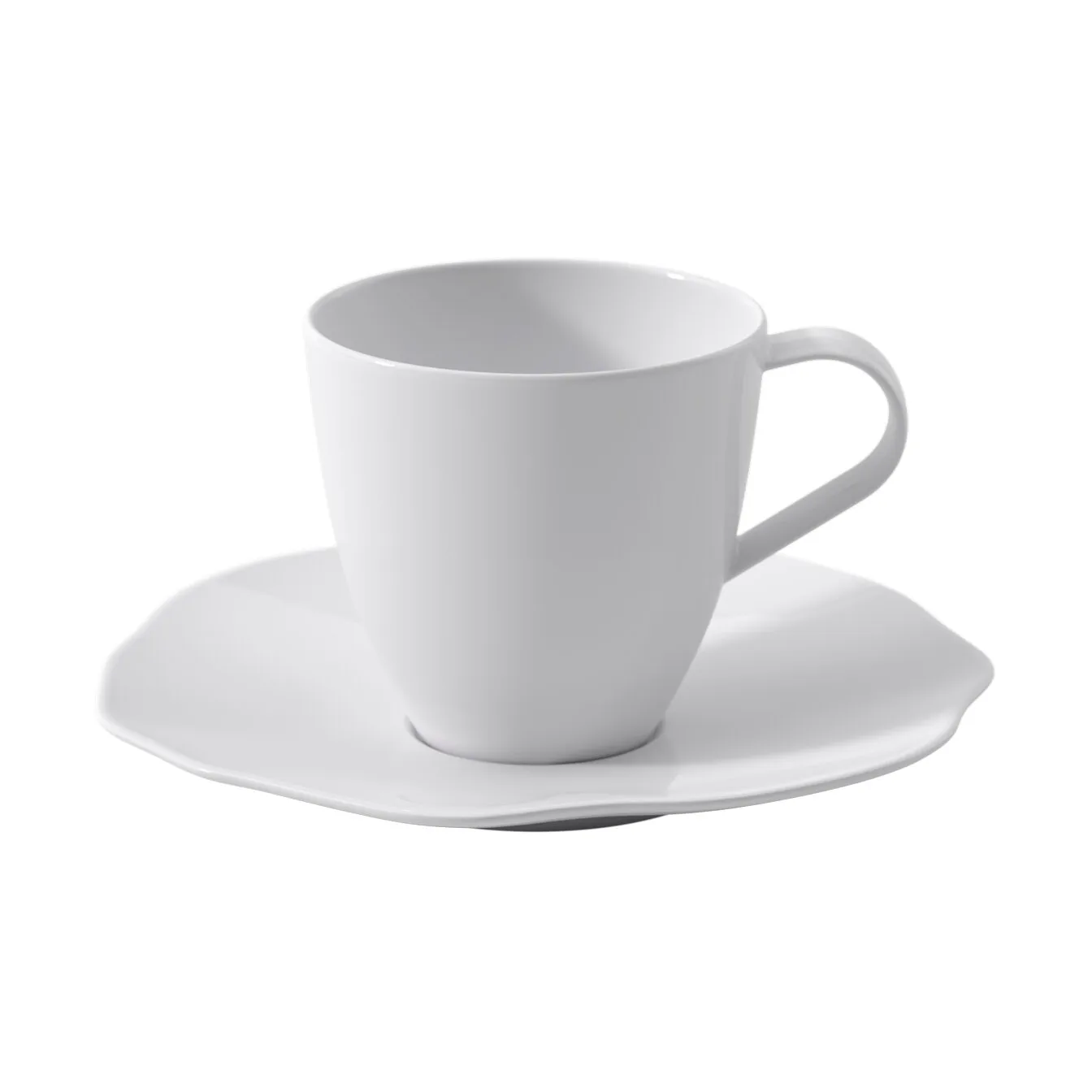 Pura tazza con piattino, Bianco, 2 pezzi Villeroy & Boch