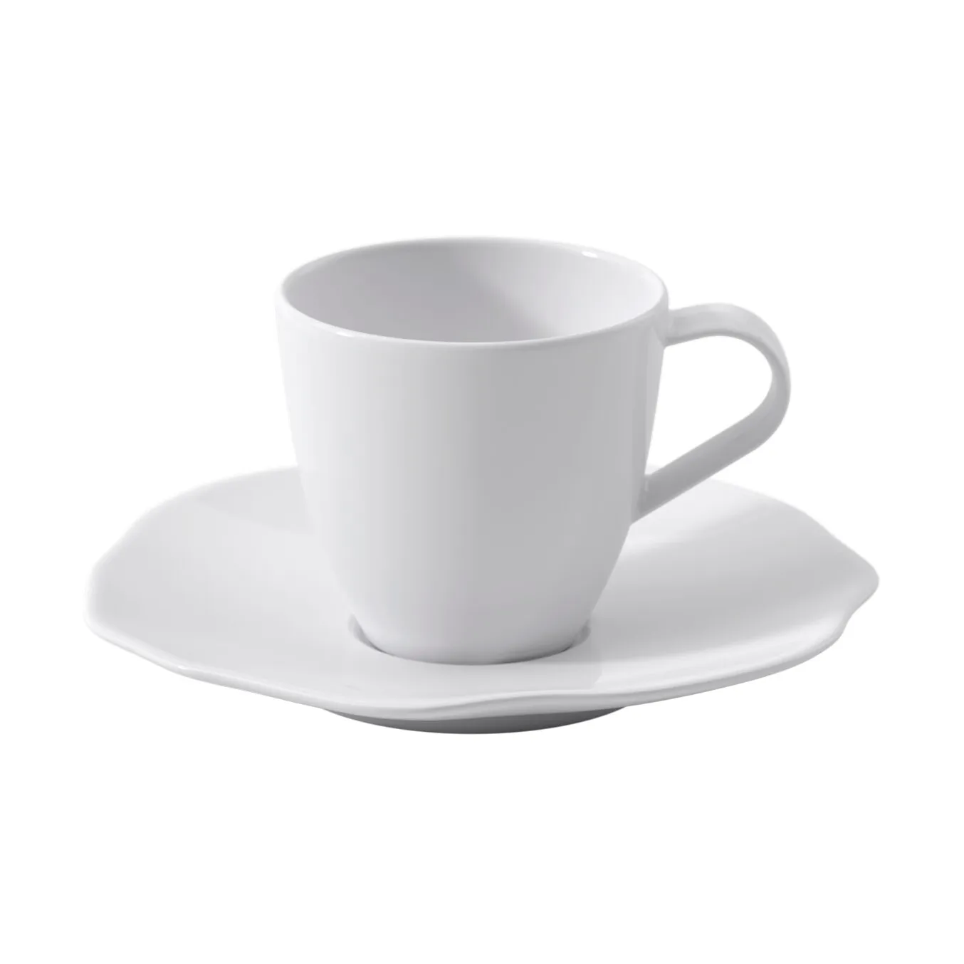 Pura tazzina da espresso con piattino, Bianco, 2 pezzi Villeroy & Boch