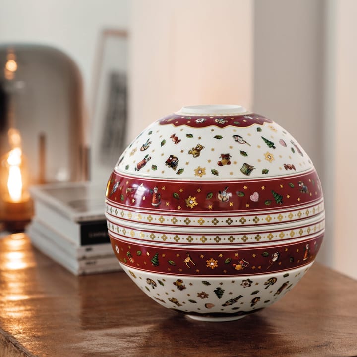 Servizio di piatti La Boule Toy's Delight, 7 pezzi, Bianco, rosso Villeroy & Boch