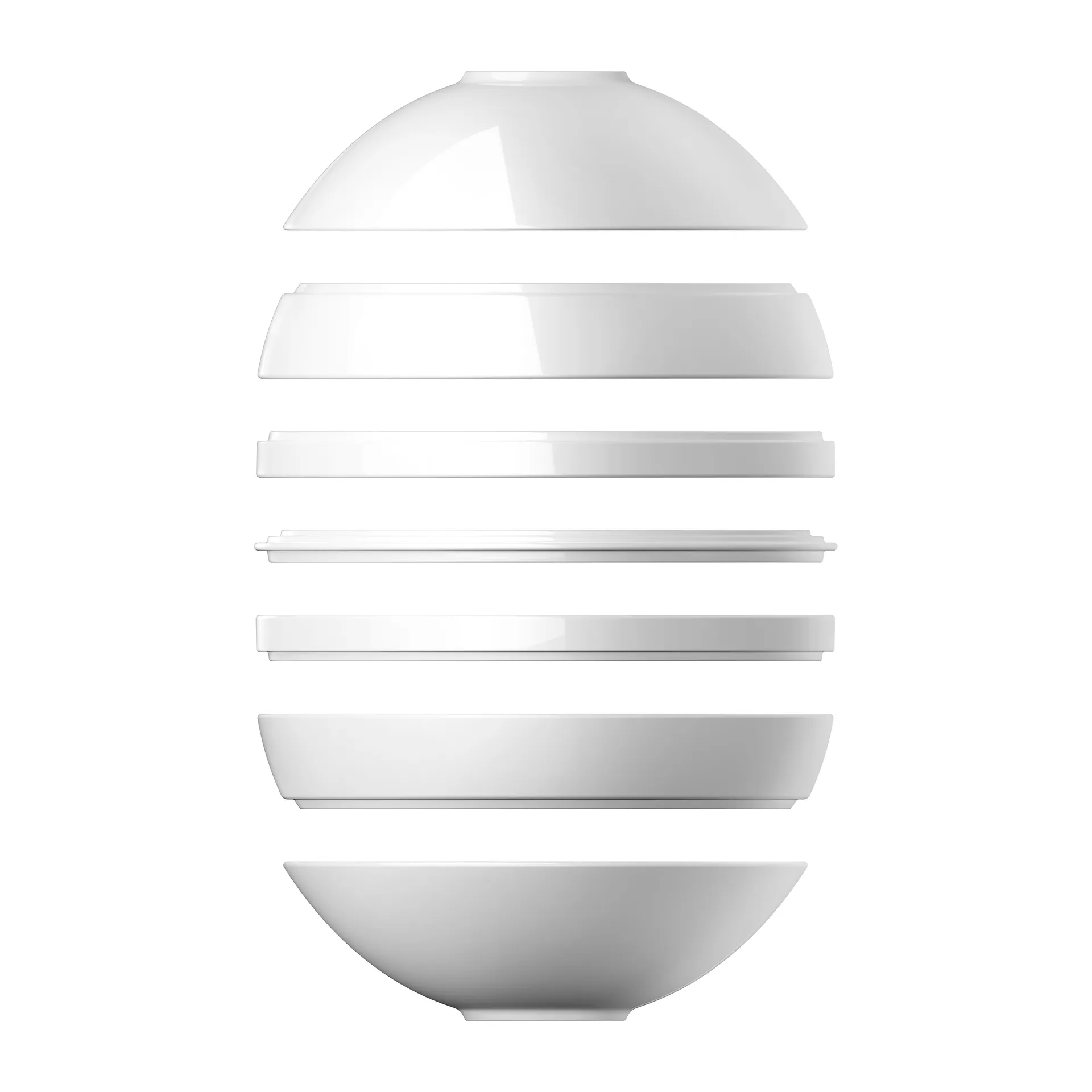 Servizio Iconic La Boule 7 pezzi, Bianco Villeroy & Boch