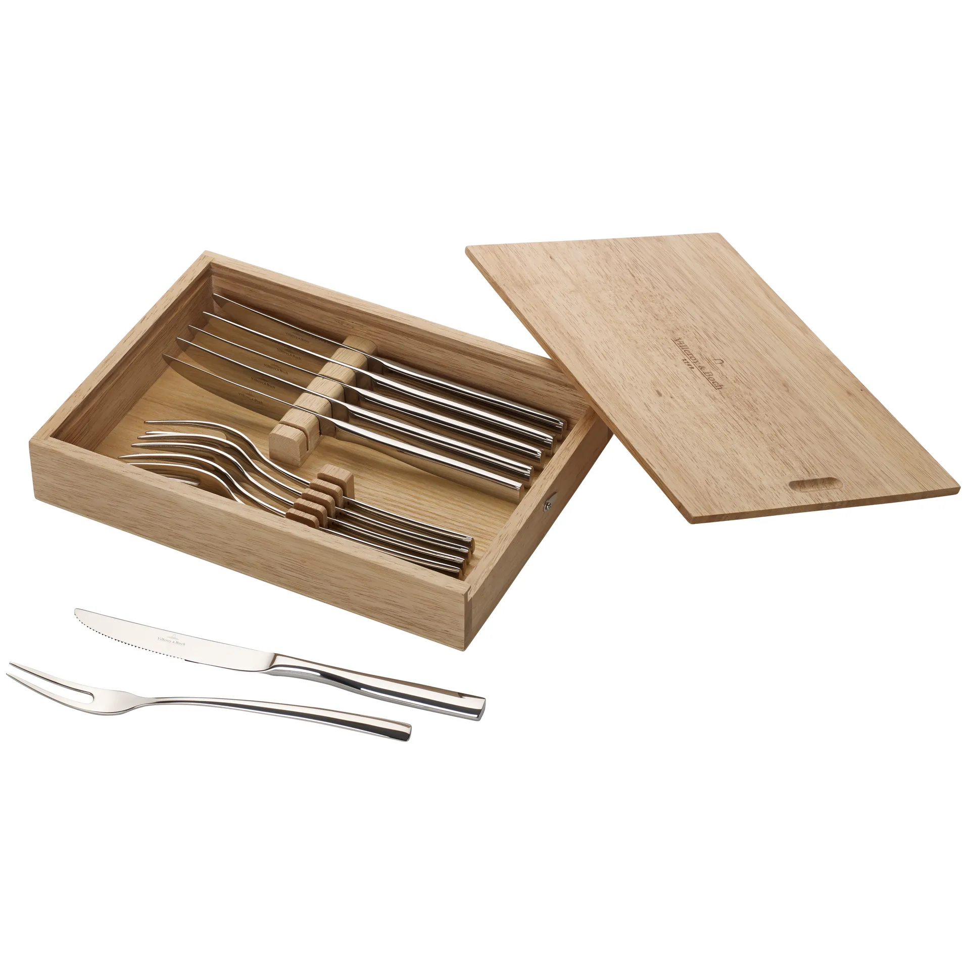 Set da bistecca/barbecue Piemont confezione da 12, Acciaio inossidabile Villeroy & Boch